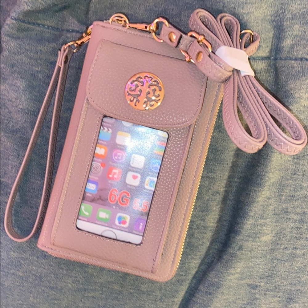 3-in-1 wallet/wristlet/cross body + phone pouch